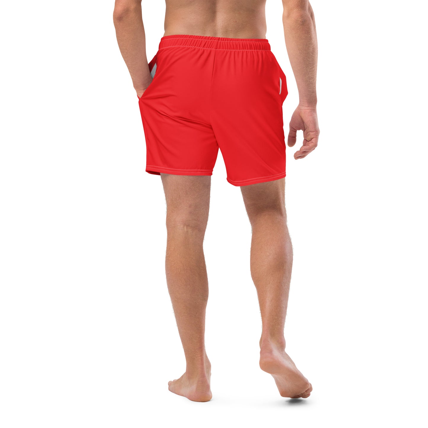 Swiss Flag Men's swim trunks