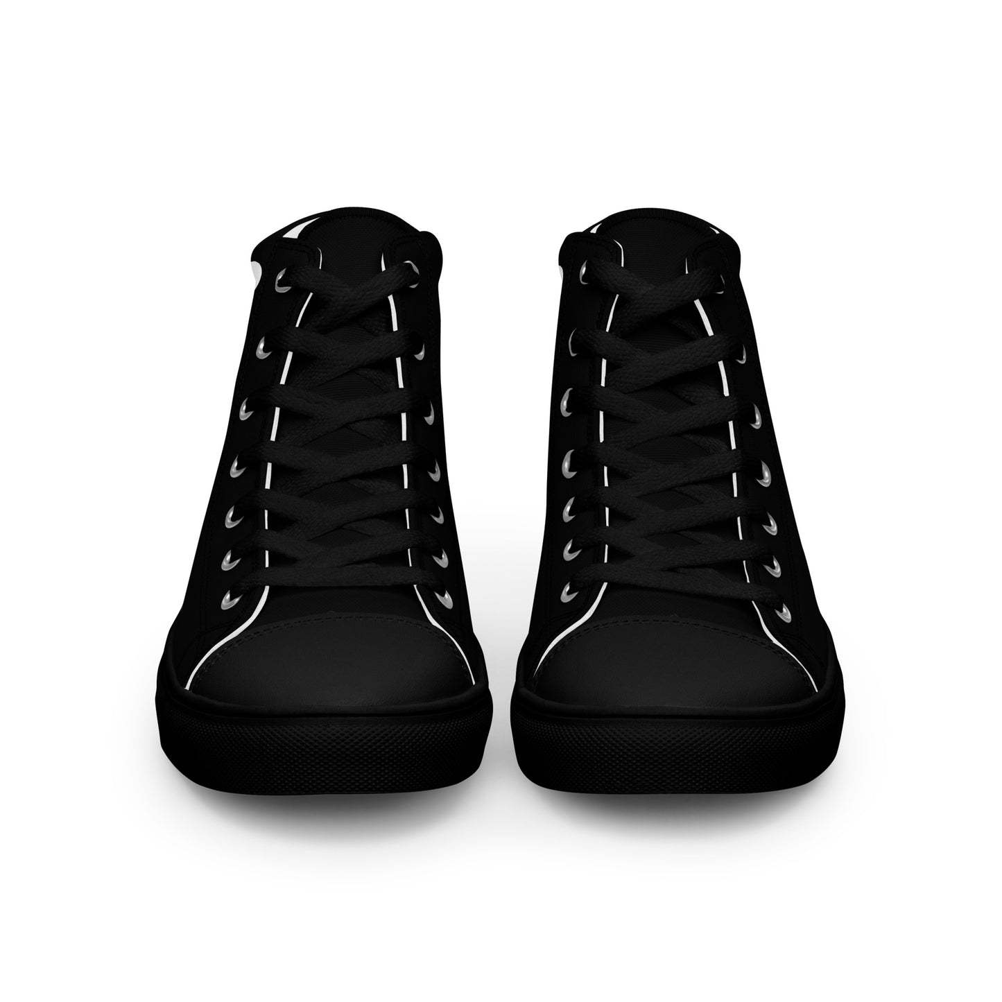 Women’s ZRH skull and crossbones high top canvas shoes