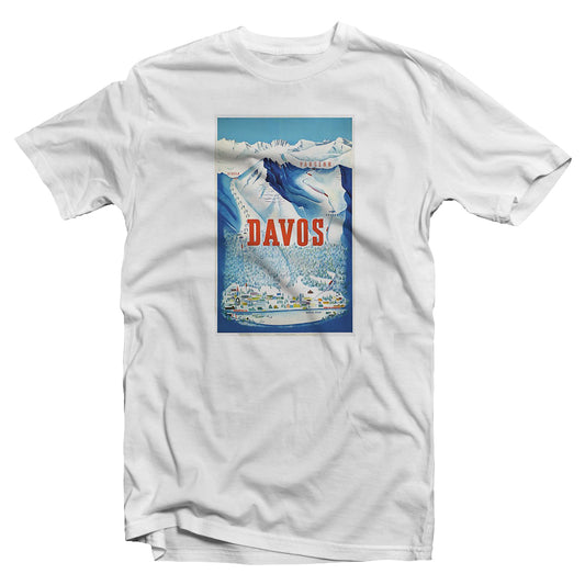 Retro ski - Davos t-shirt