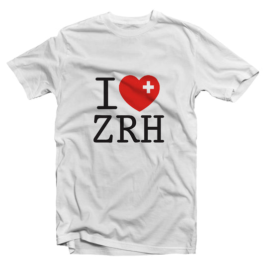 I Love ZRH short sleeve t-shirt - zürich-clothing-company