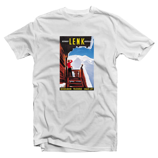 Youth Retro ski - Lenk Berner Oberland t-shirt