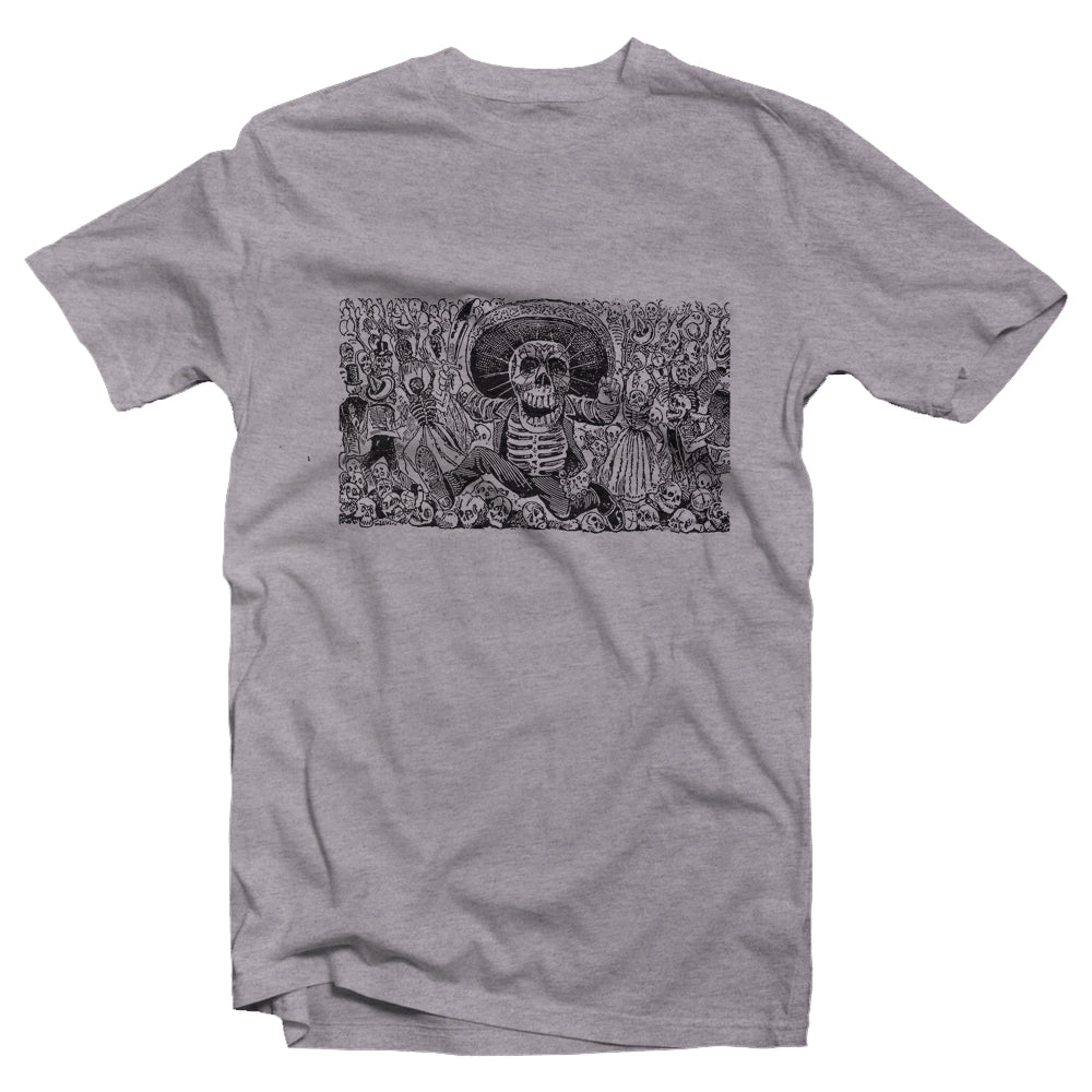 Men's Halloween Day of the Dead mural tshirt - zürich-clothing-company
