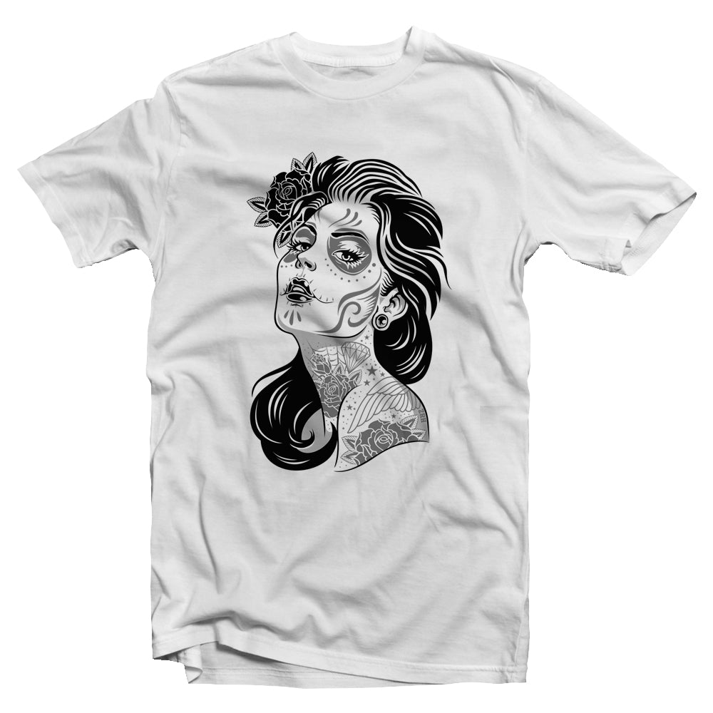 Men's Day of the Dead Senorita t-shirt - zürich-clothing-company