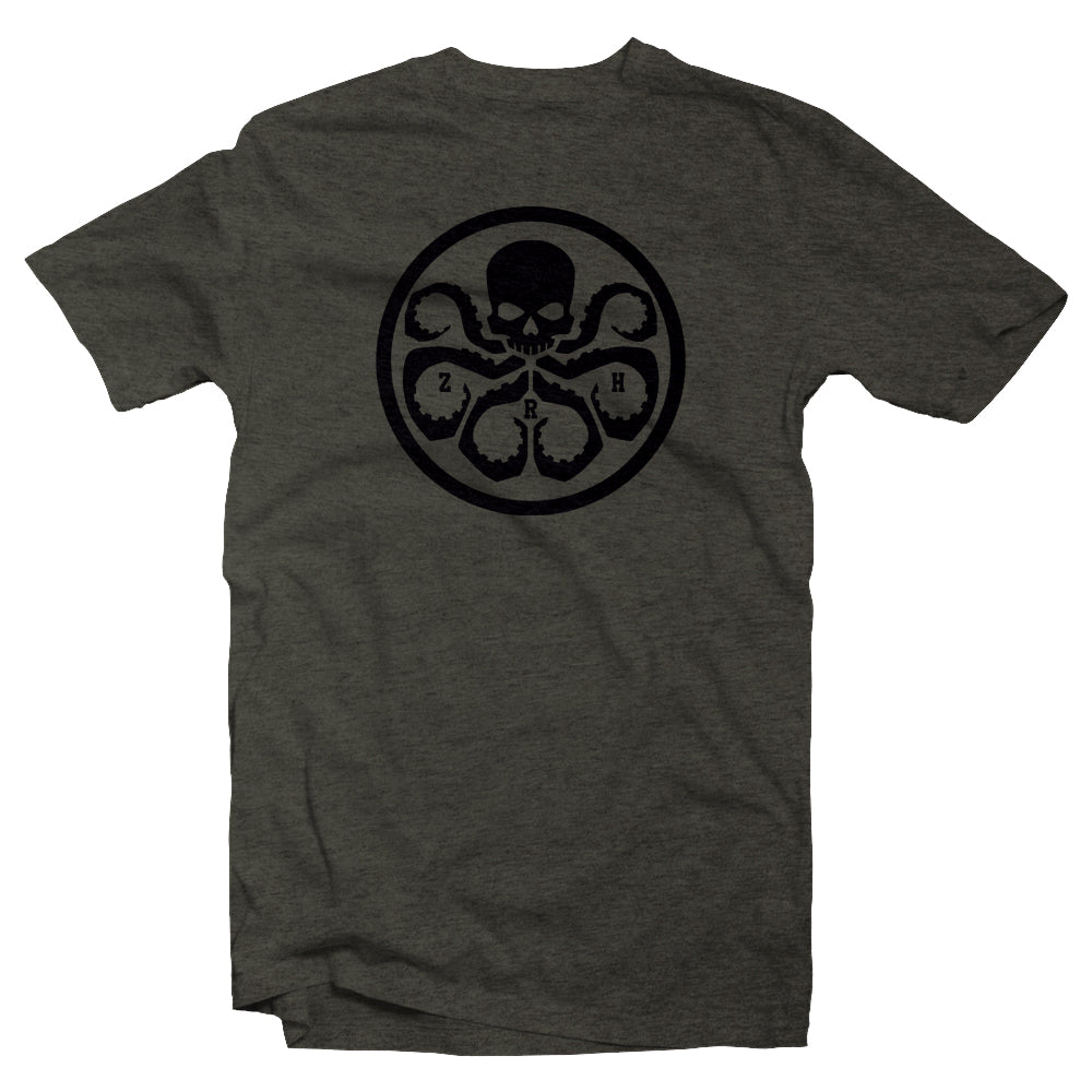 Men's ZRH skull and tentacles tshirt - zürich-clothing-company