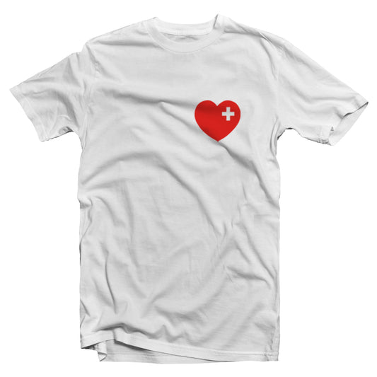 Youth Swiss at heart short sleeve t-shirt