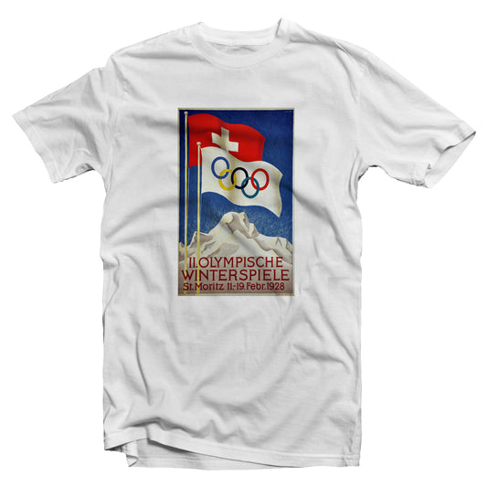 Retro ski - St. Moritz t-shirt