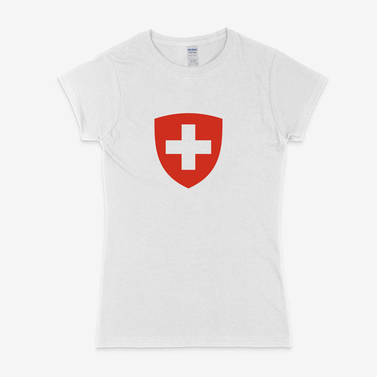 Womens Swiss Coat of Arms t-shirt - zürich-clothing-company