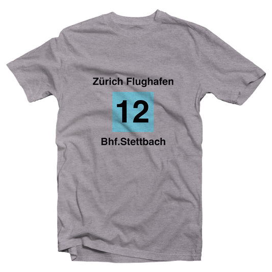 Zürich Tram 12 t-shirt - zürich-clothing-company
