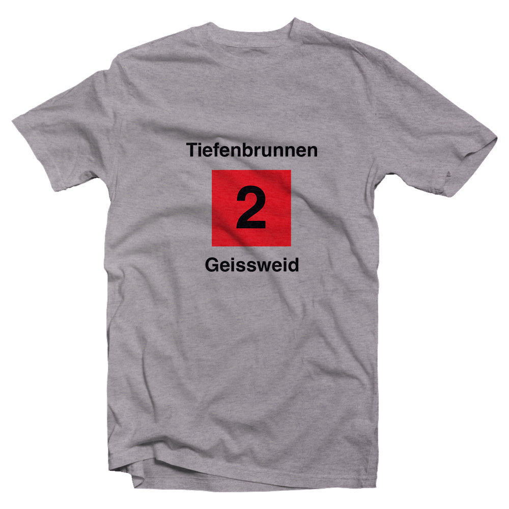 Zürich Tram 2 t-shirt - zürich-clothing-company