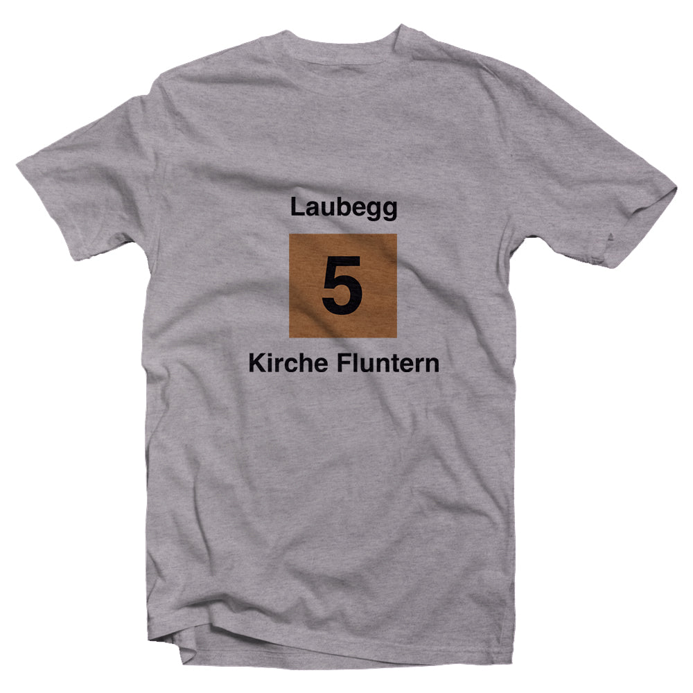 Zürich Tram 5 t-shirt - zürich-clothing-company