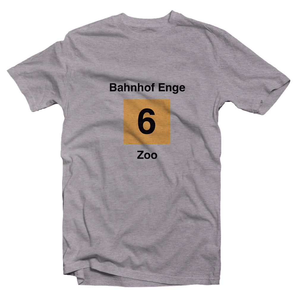 Zürich Tram 6 t-shirt - zürich-clothing-company