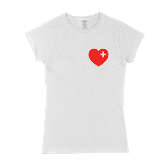 Women's Swiss at heart short sleeve t-shirt
