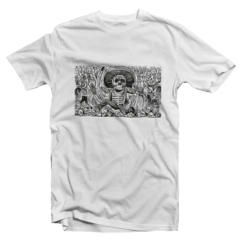 Youth Halloween Day of the Dead mural short sleeve t-shirt - zürich-clothing-company