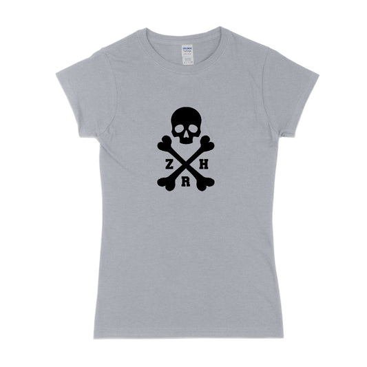 Women's ZRH skull and crossbones short sleeve t-shirt - zürich-clothing-company