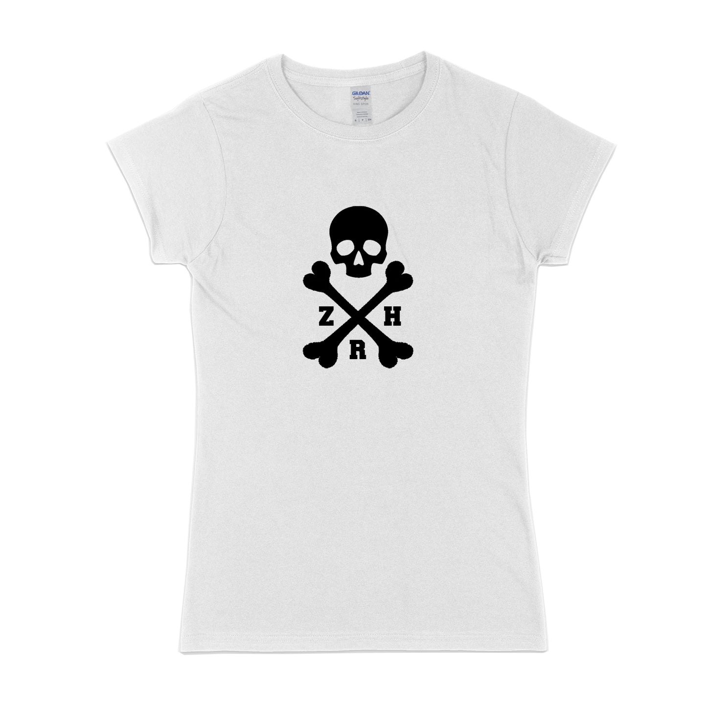 Women's ZRH skull and crossbones short sleeve t-shirt - zürich-clothing-company