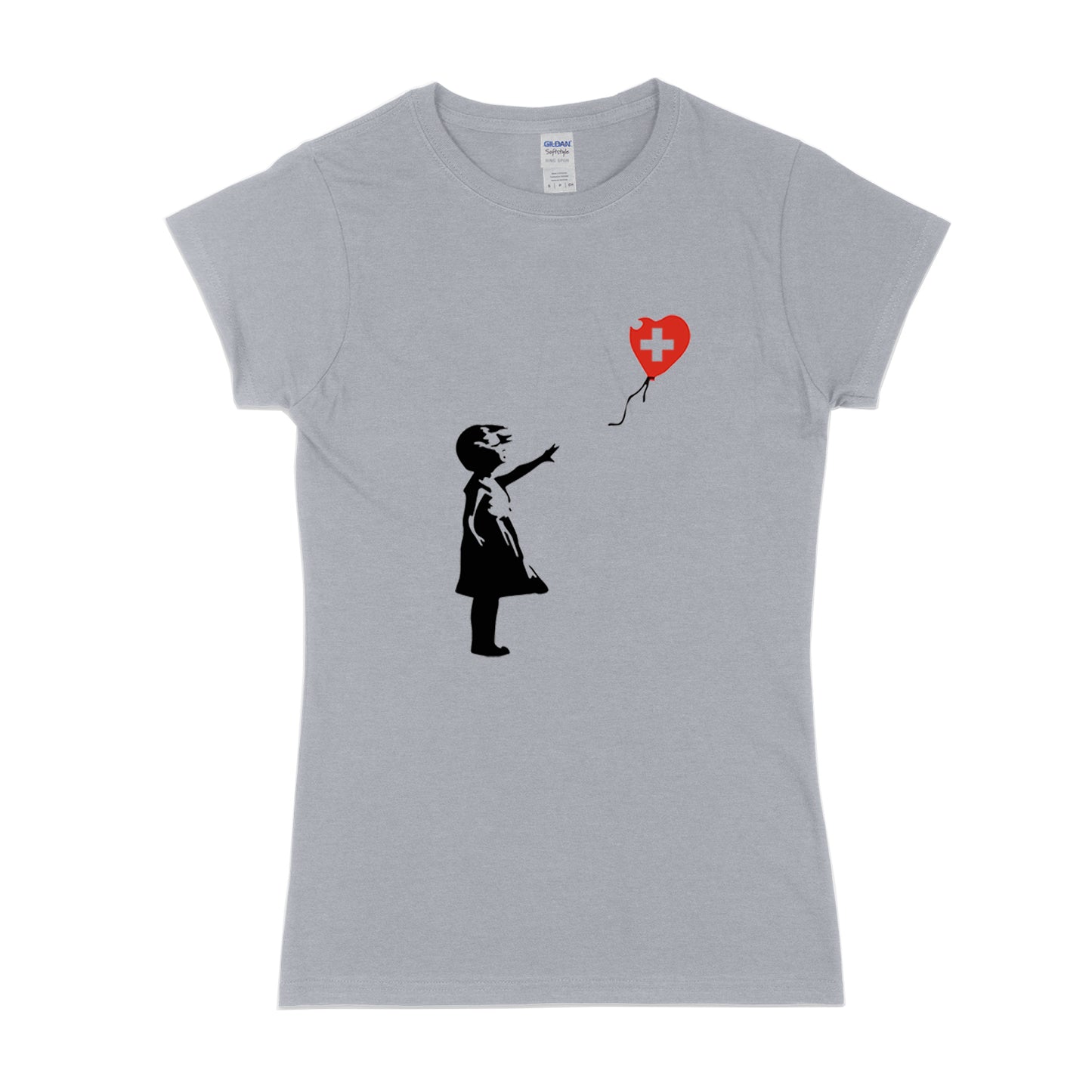 Women's Banksy girl with balloon Switzerland