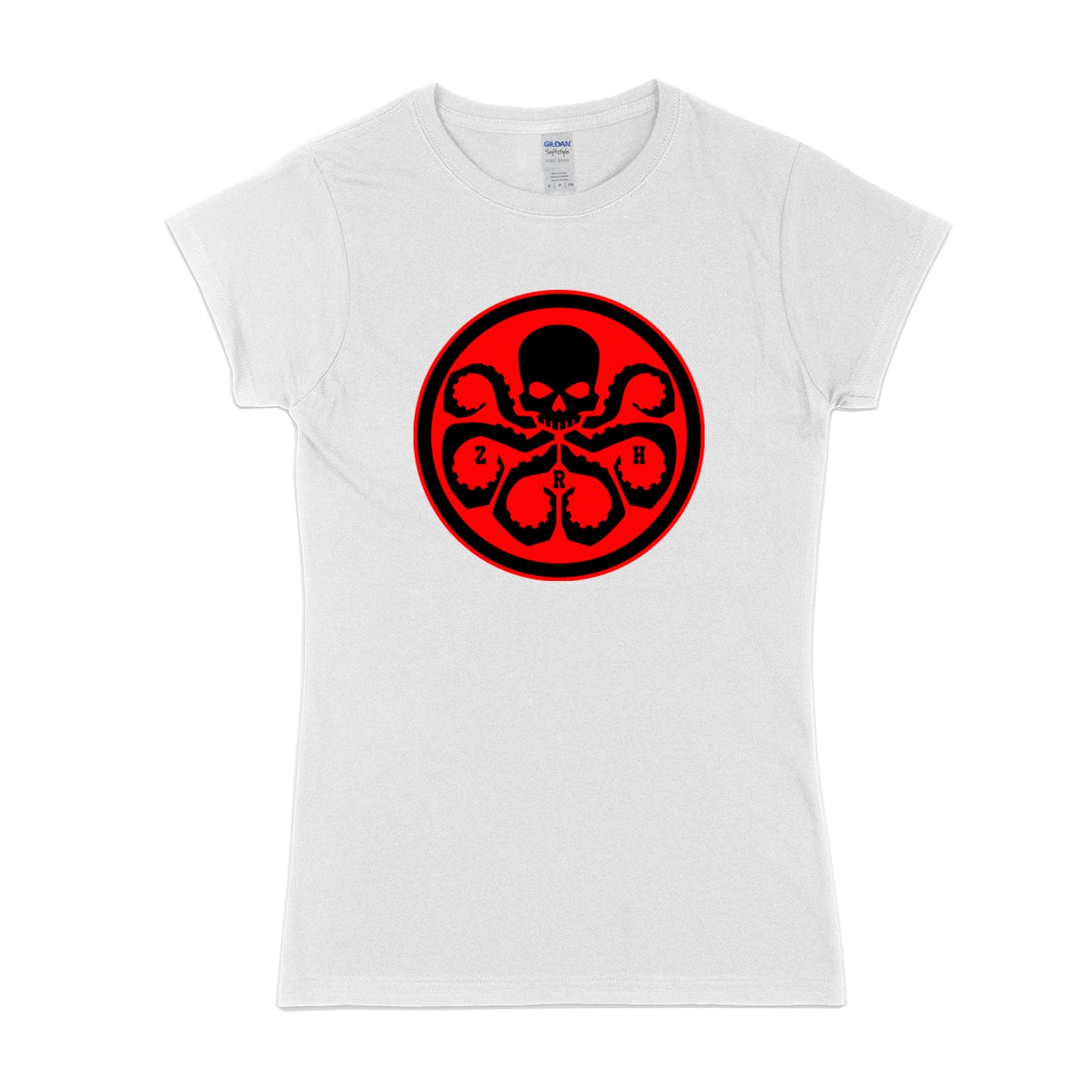 Women's ZRH skull and tentacles t-shirt - zürich-clothing-company