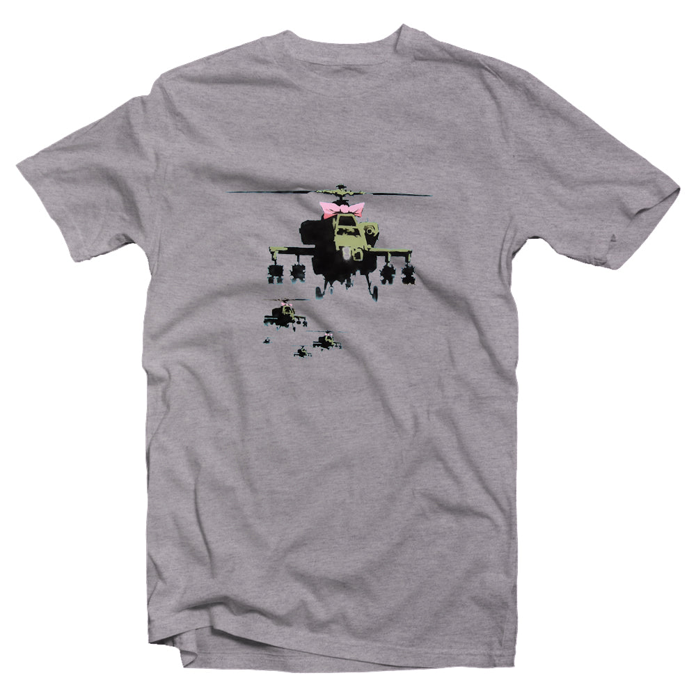 Banksy attack choppers T-shirt