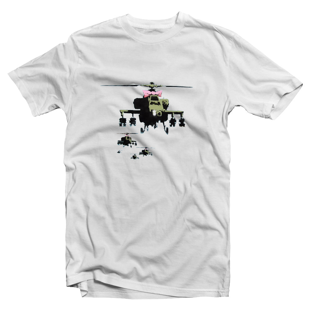 T-shirt Banksy attaque choppers