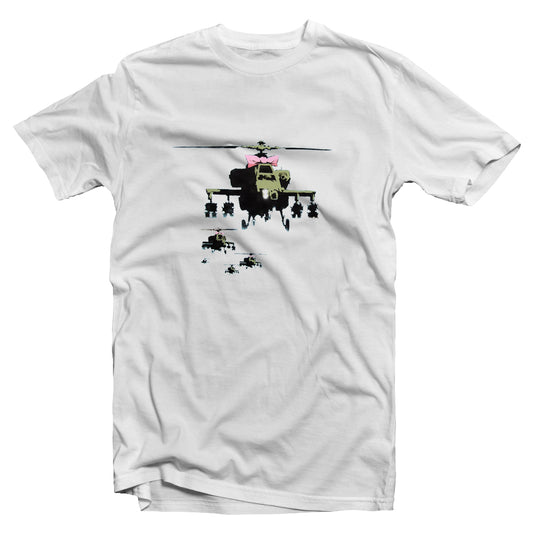 Banksy Attack Choppers T-Shirt