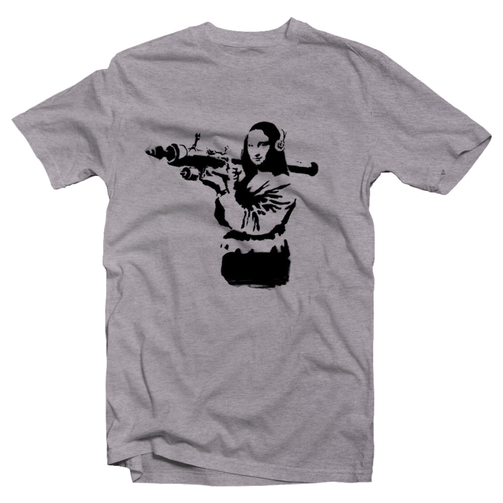 T-shirt Banksy Mona Lisa RPG