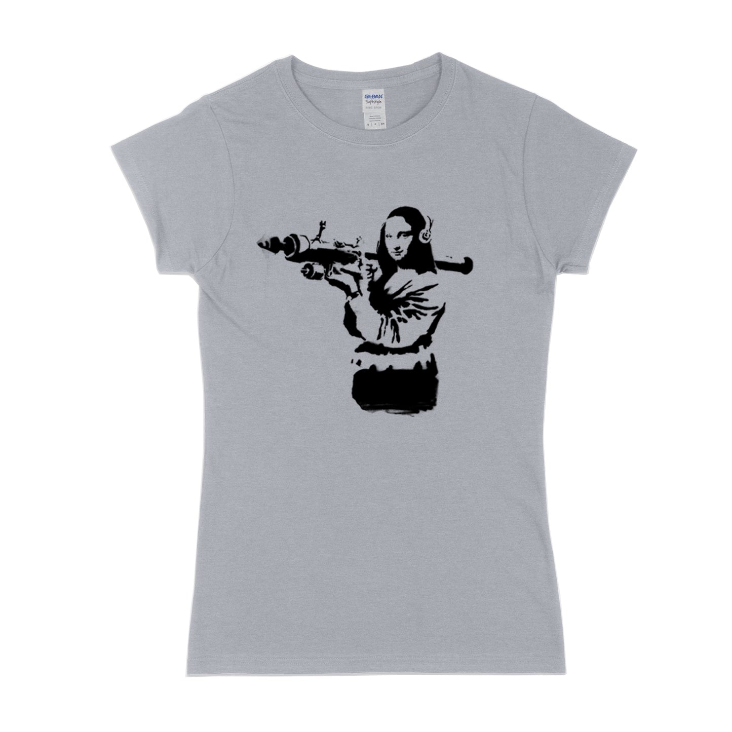 Damen Banksy Mona Lisa RPG T-Shirt