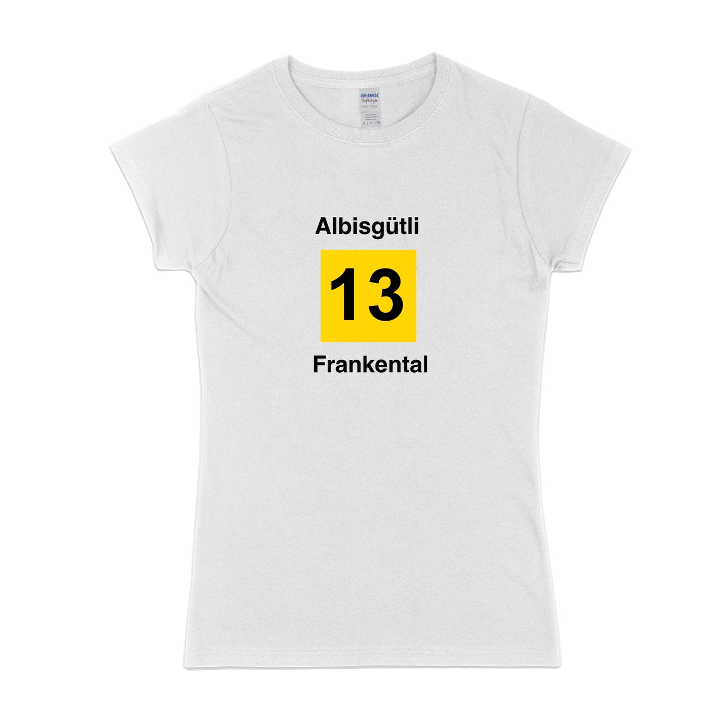 Womens Zürich Tram 13 t-shirt