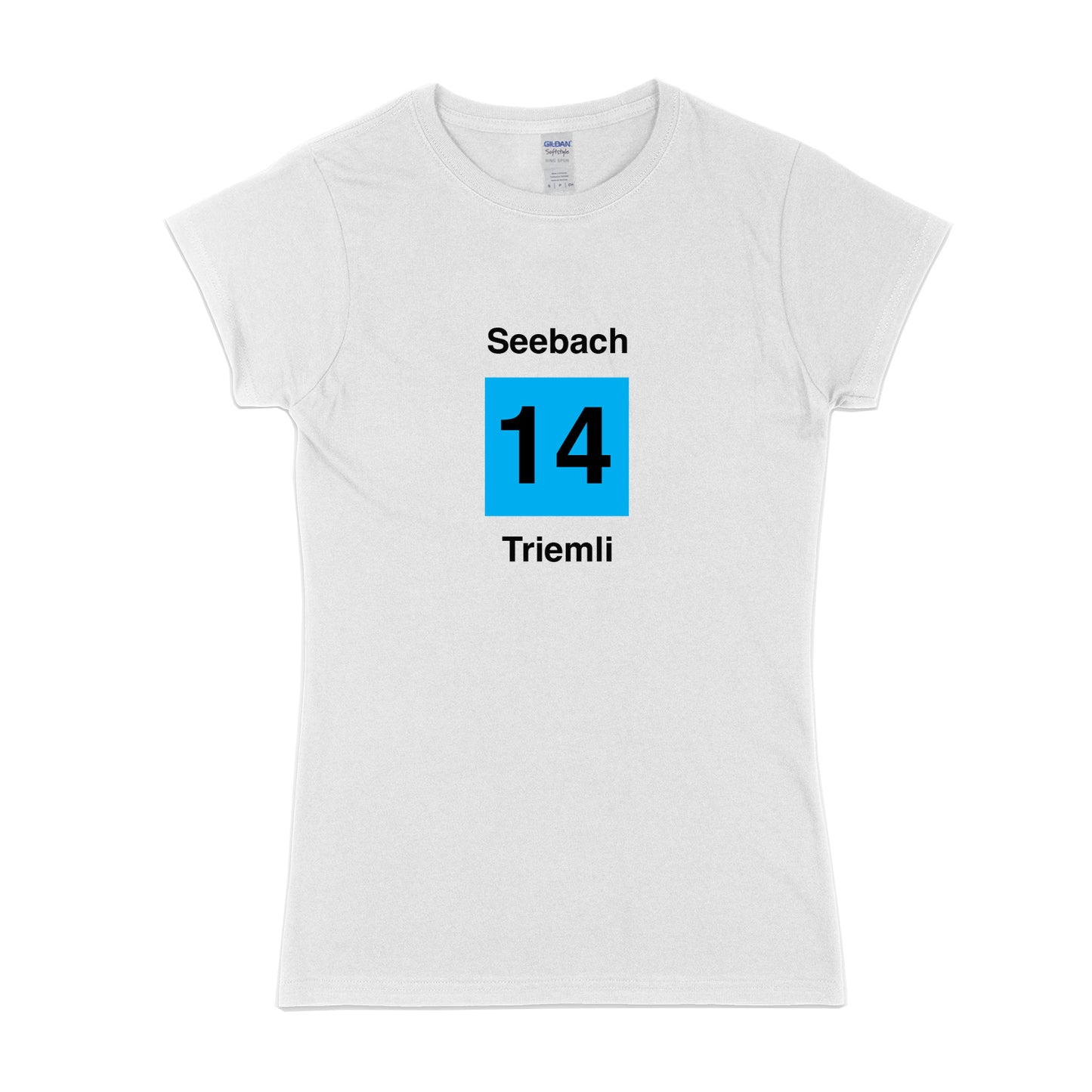 Womens Zürich Tram 14 t-shirt