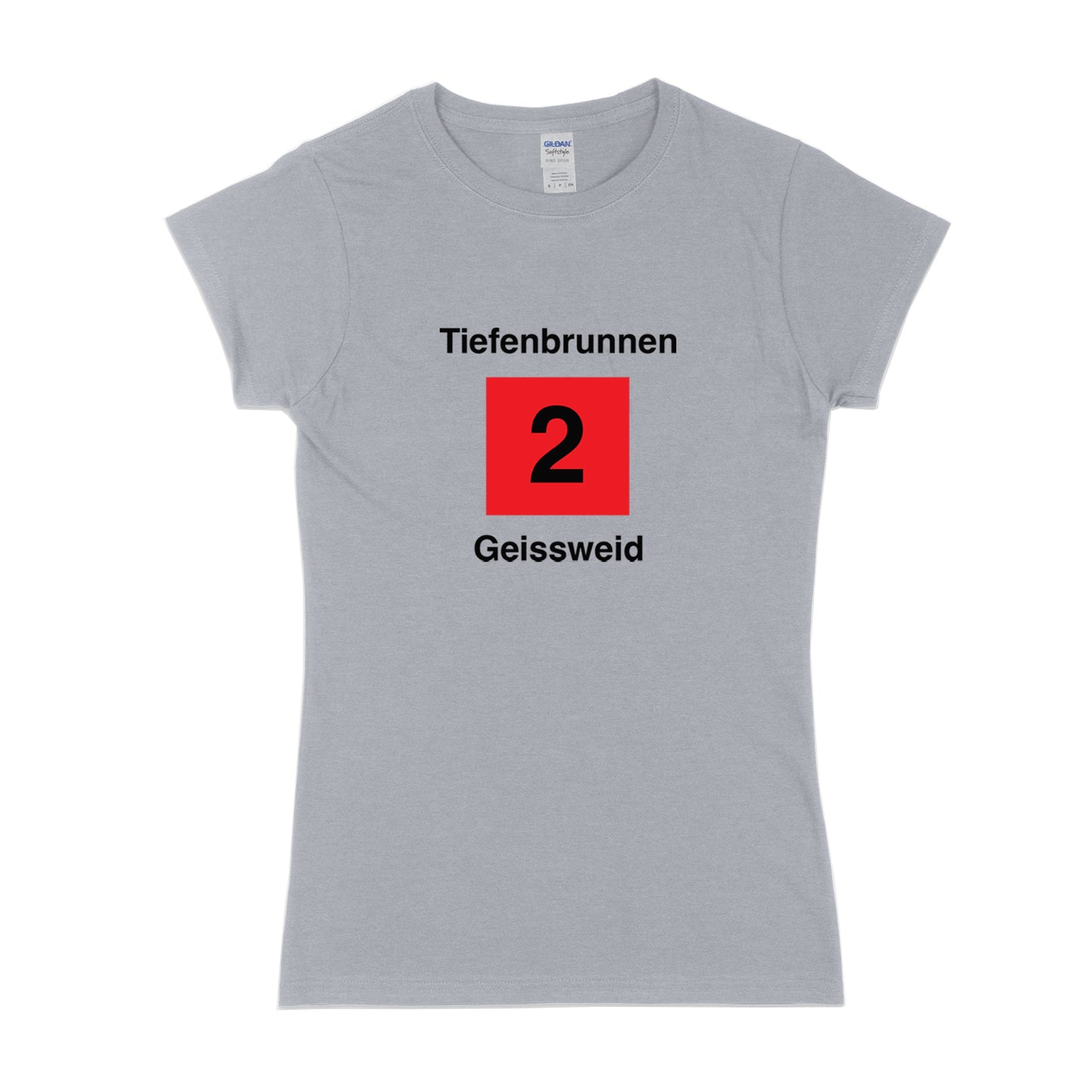 T-Shirt Zürich Tram 2 für Damen