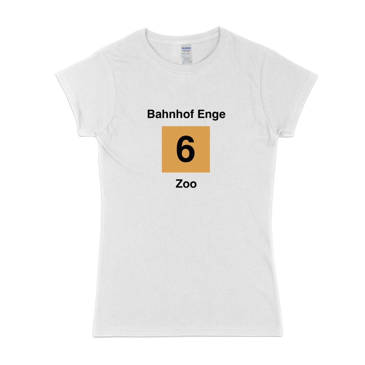 Womens Zürich Tram 6 t-shirt