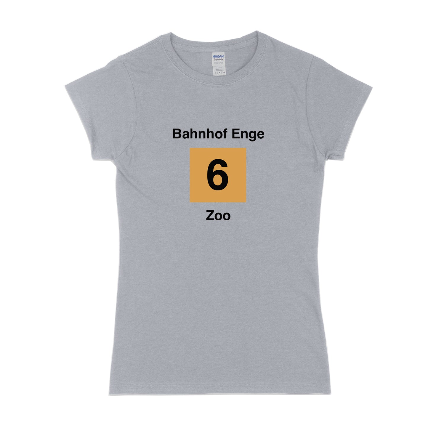 Womens Zürich Tram 6 t-shirt