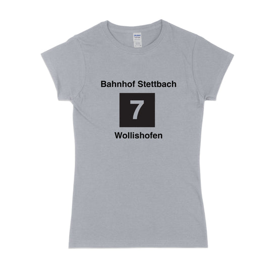 T-Shirt Zürich Tram 7 für Damen