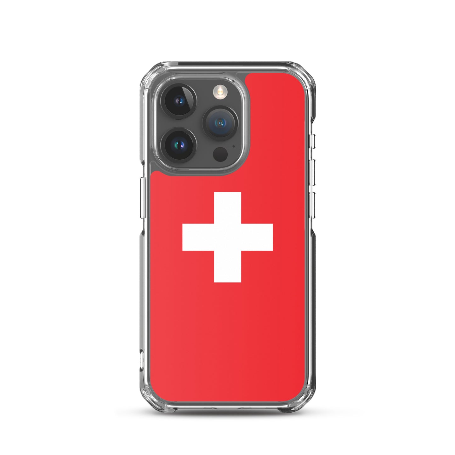 Swiss Flag Clear Case for iPhone®