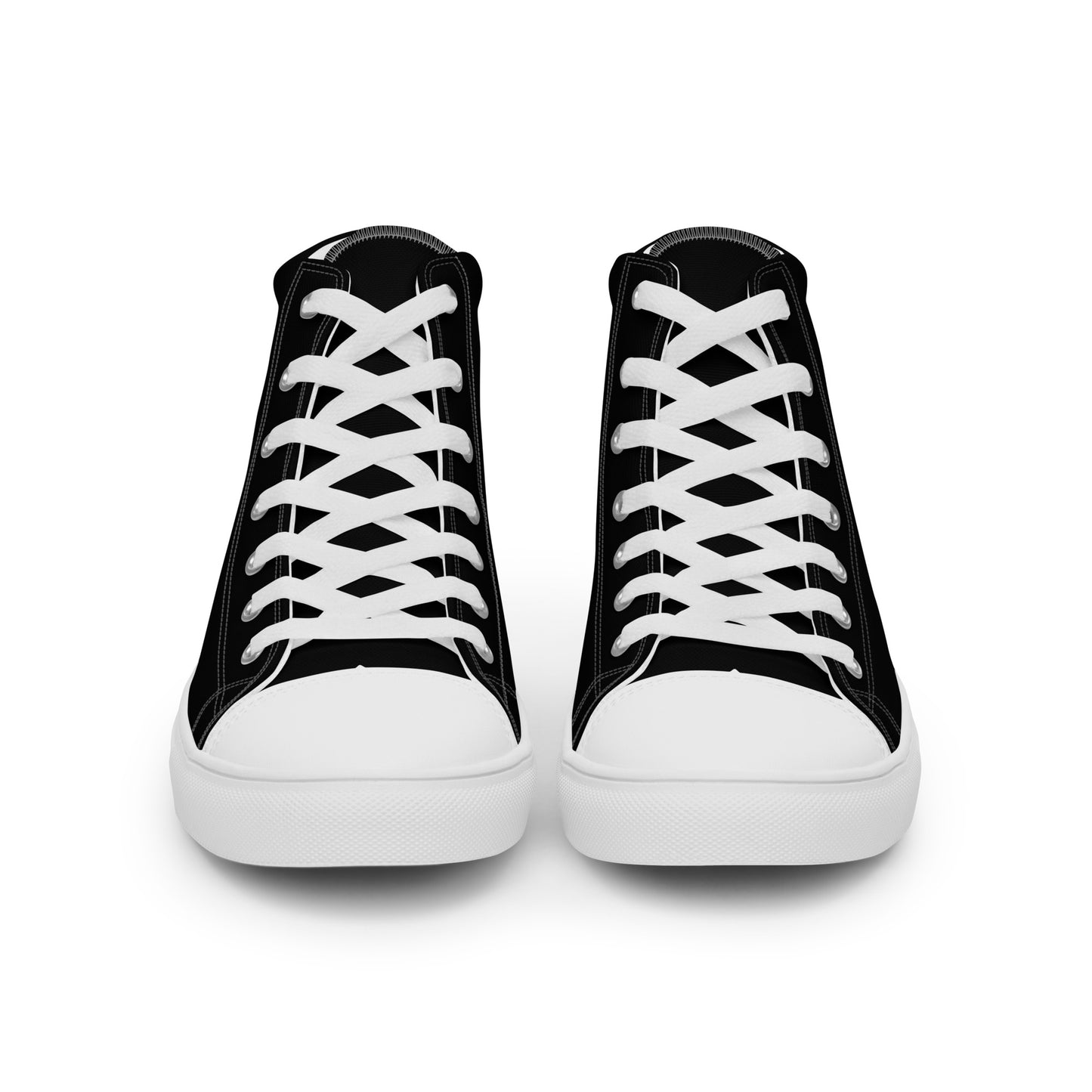 Men’s ZRH skull and crossbones high top canvas shoes