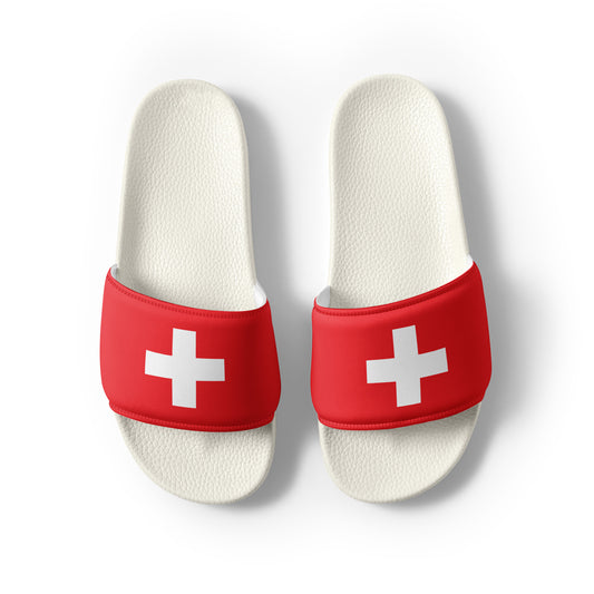 Claquettes drapeau suisse pour hommes