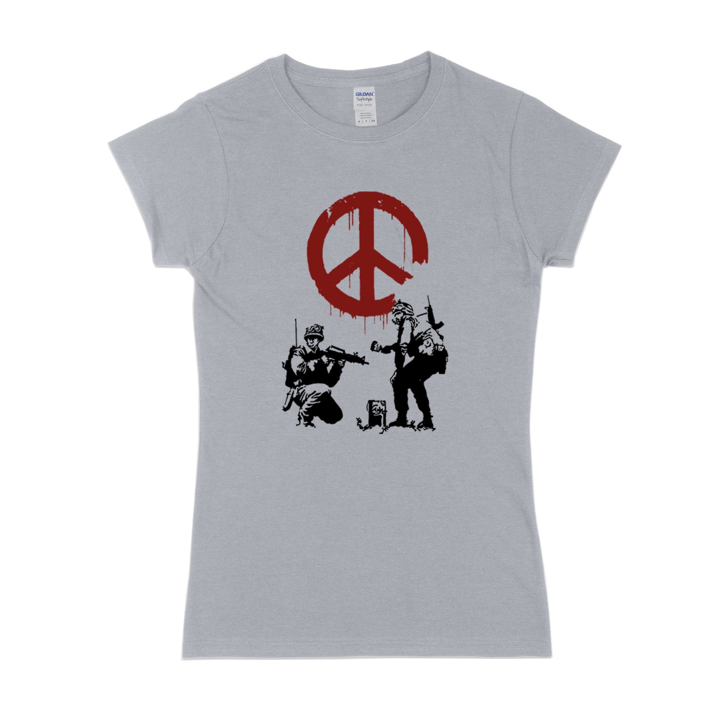 Womens Peace soldiers T-shirt