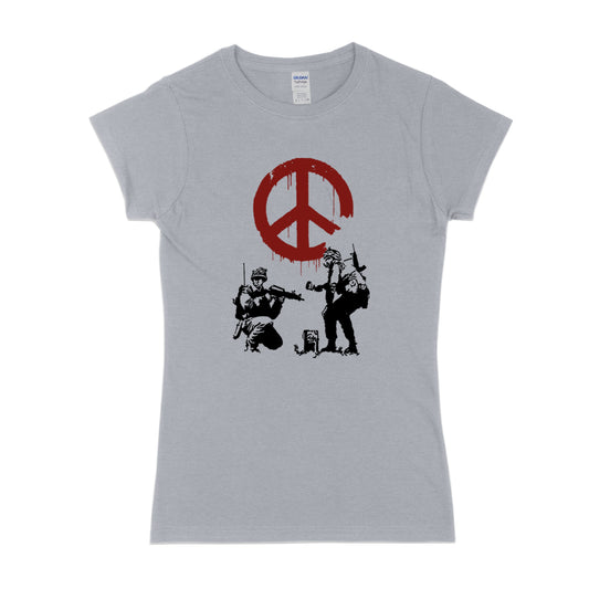 T-shirt soldats de la paix pour femmes