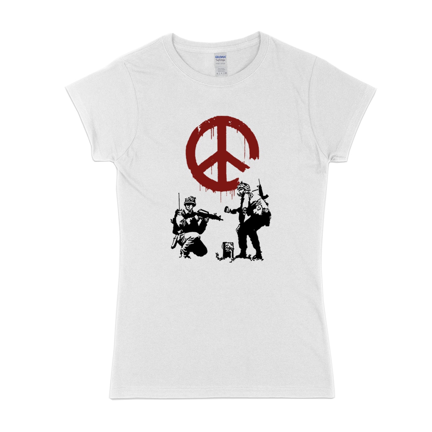 Womens Peace soldiers T-shirt