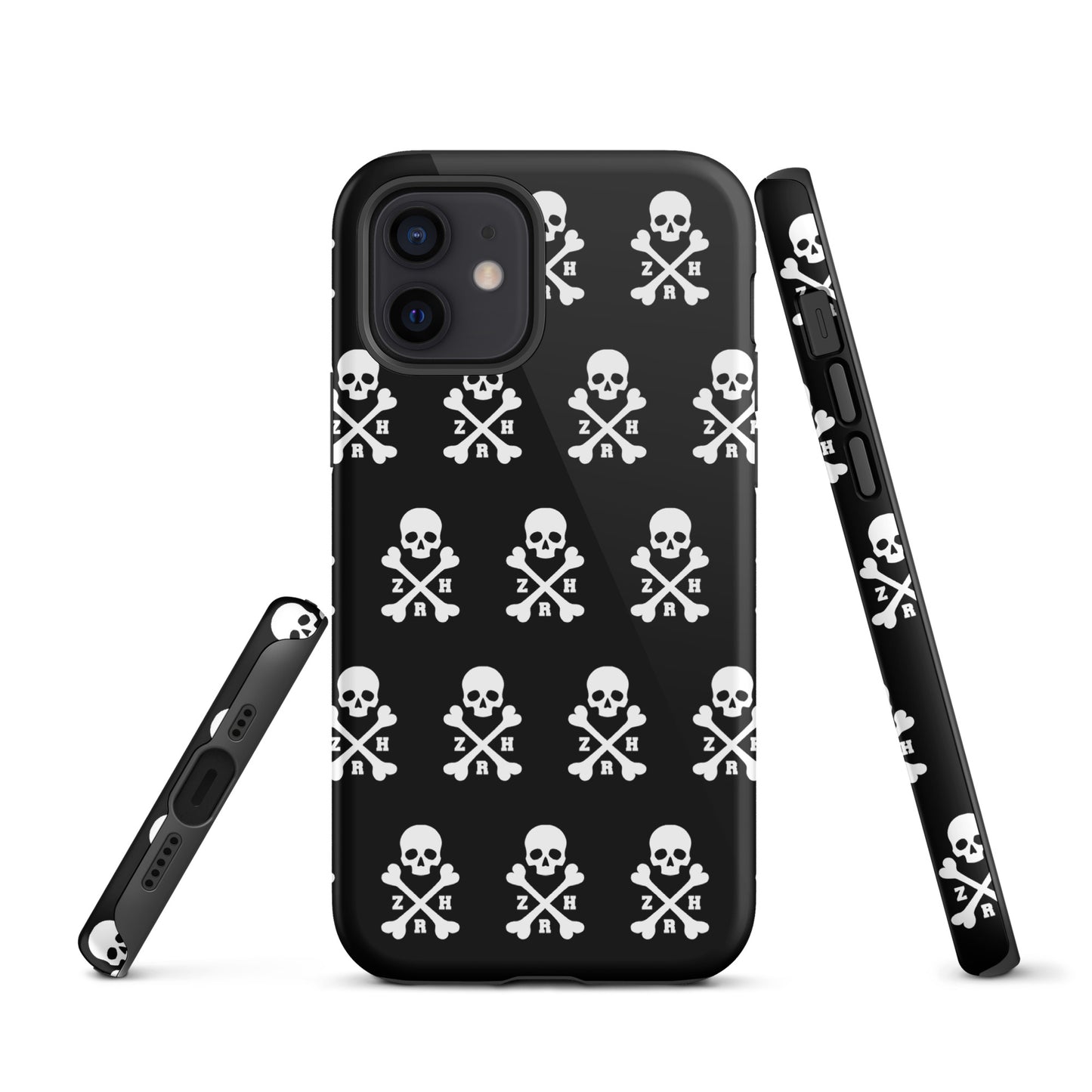 Coque rigide ZRH tête de mort et os croisés pour iPhone®