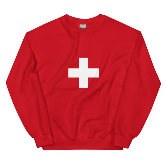 Schweizer Flagge Unisex Sweatshirt