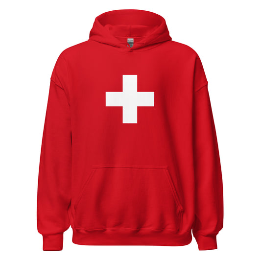 Schweizer Flagge Unisex Hoodie