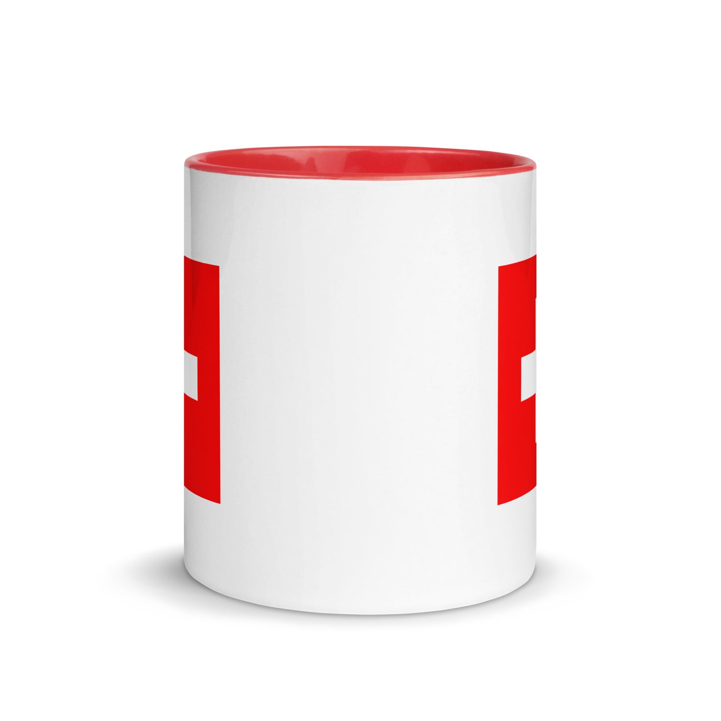 Tasse à café drapeau suisse