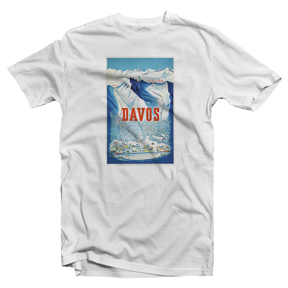 Ski rétro - T-shirt Davos