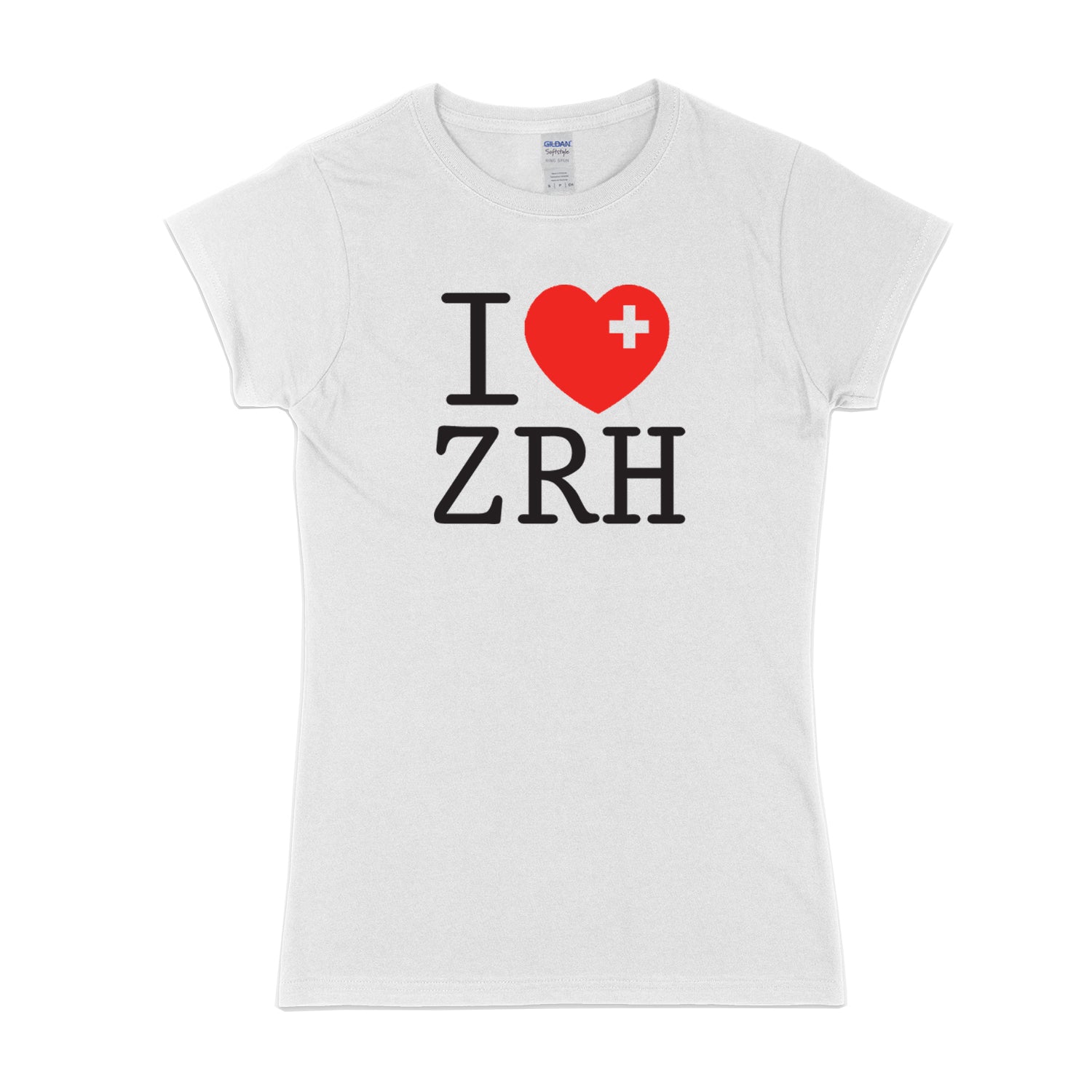 Women's I Love ZRH short sleeve t-shirt - zürich-clothing-company