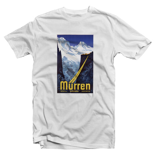 Ski rétro - T-shirt Murren