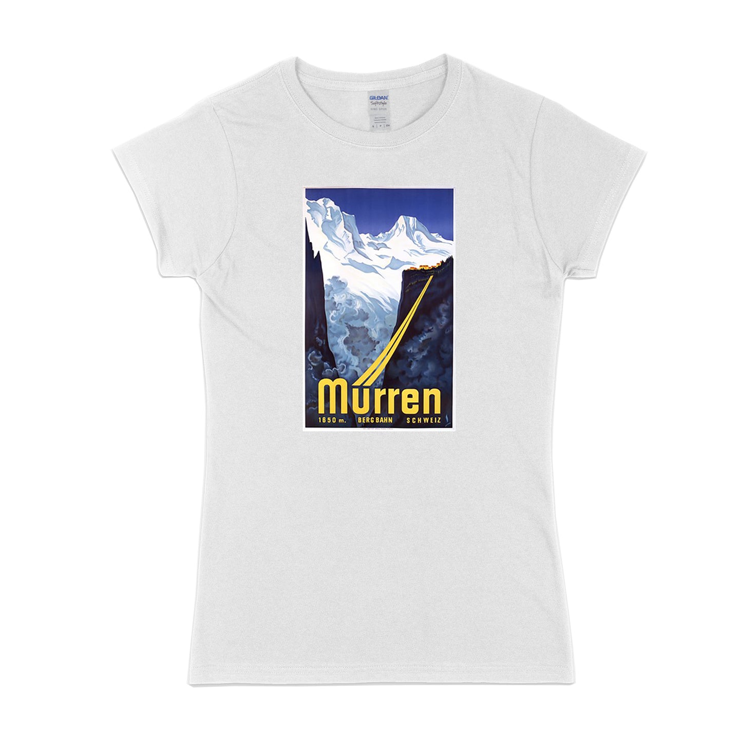 Damen Retro Ski - Mürren T-Shirt