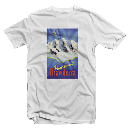 Ski rétro enfant - T-shirt Pontresina