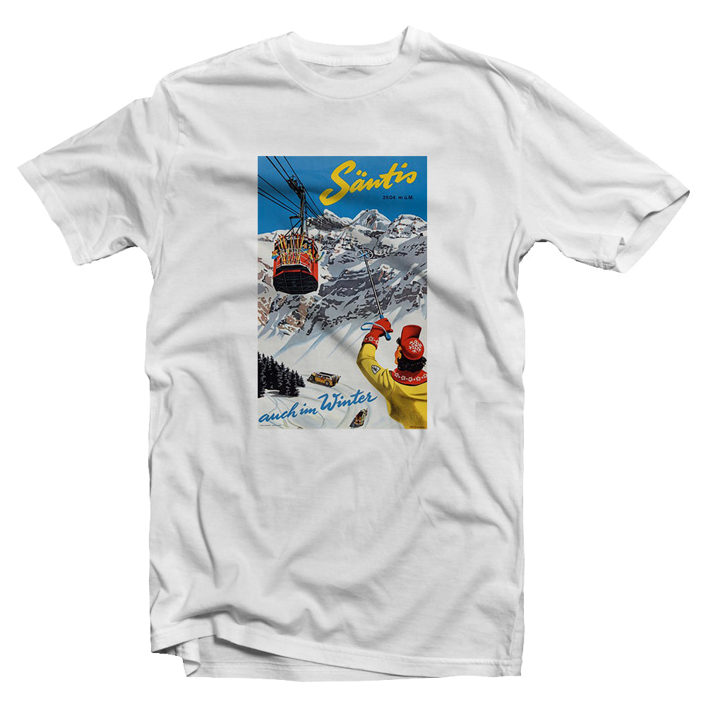 Ski rétro enfant - T-shirt Santis