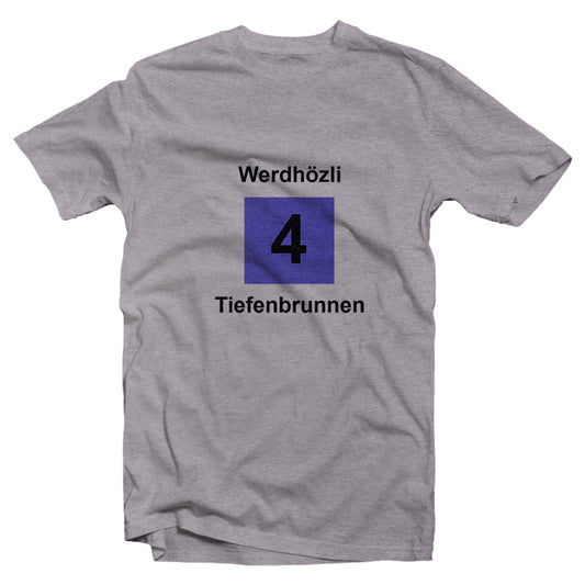 Zürich Tram 4 t-shirt - zürich-clothing-company