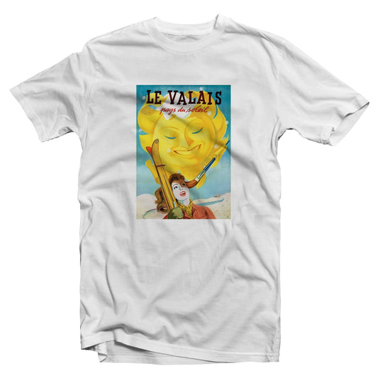 Retro ski - Valais t-shirt